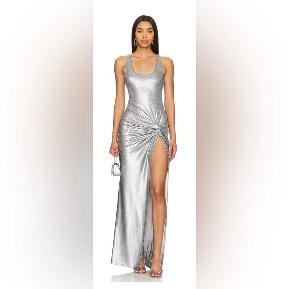 Lovers + Friends Tonya Maxi Dress in Gunmetal